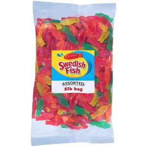 image:imageSWEDISH FISH Assorted Soft amp Chewy Gummy Candy Bulk Candy 5 lb80 Ounce Pack of 1
