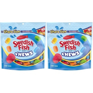 image:imageSWEDISH FISH Chews Soft amp Chewy Candy Share Size 812 ozSmall Pack of 2