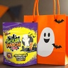 image:imageSOUR PATCH KIDS Glow Ups Ghosts Soft amp Chewy Gummy Halloween Candy 837 oz  Gummy Candy with Edible Confetti that Glows Under Blacklight Peach and Orange Flavors Resealable Bag