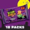 image:imageSOUR PATCH KIDS Monster Parts Soft amp Chewy Halloween Candy 18 Treat Bags  Gummy Candy in Monstrous Mix of Shapes 3 Fruit Flavors Trick or TreatSize Snack Packs Individually Wrapped