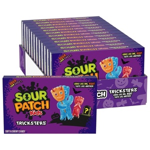 image:imageSOUR PATCH KIDS Tricksters Soft amp Chewy Gummy Halloween Candy 12 x 352 oz  Gummy Candy SOUR THEN SWEET Assorted Fruit Flavors Theater Box Bulk Candy