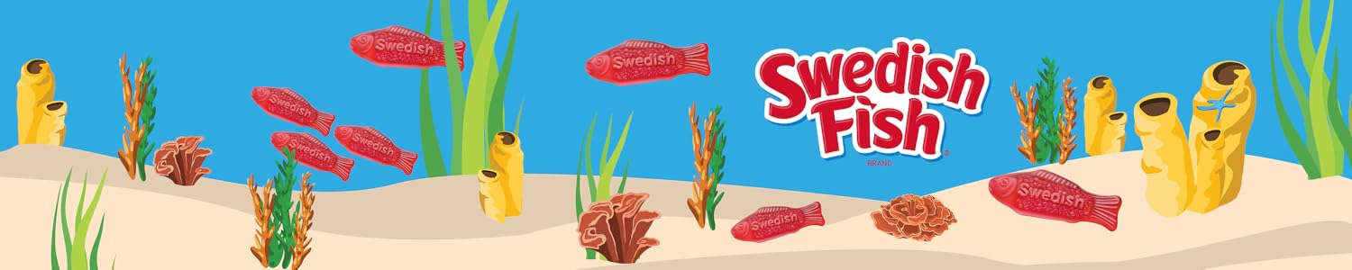 Swedish Fish | America’s Favorite Fish Candy，Soft & Chewy Candy Favorites